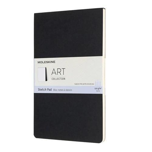 Art Sketchbook Yumuşak Kapak Eskiz Çizim Defteri 13x21 cm. 120 gr. 48 Sayfa Siyah