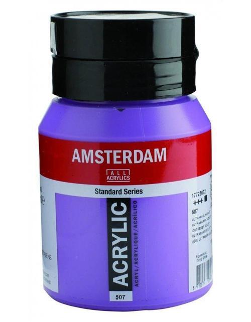 Amsterdam Akrilik Boya 500 ml. 507 Ultramarine Violet