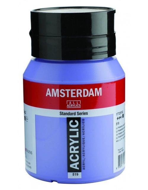 Amsterdam Akrilik Boya 500 ml. 519 Ultramarine Violet Light