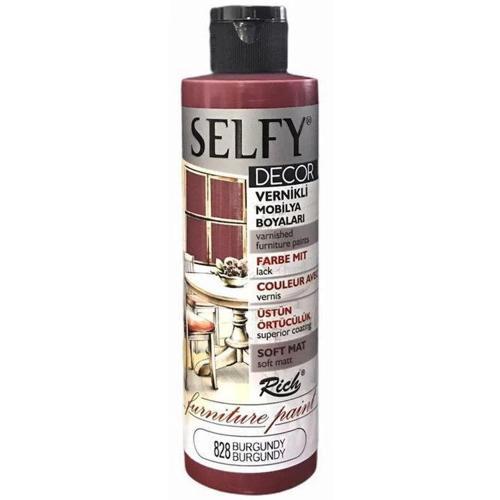 Selfy Decor Vernikli Boya 240 cc 828 BURGUNDY
