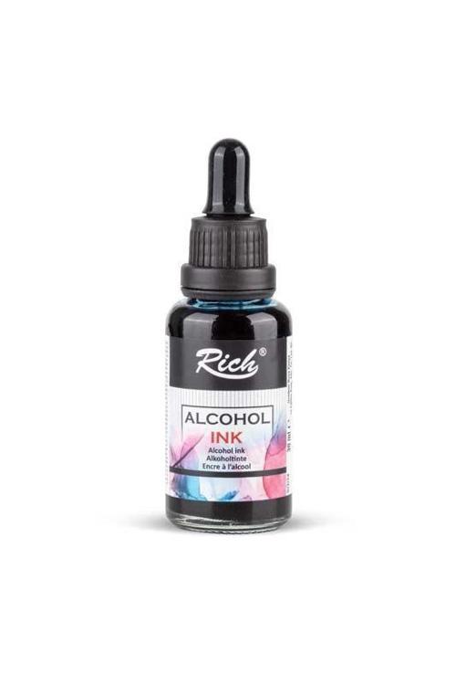 Alcohol Ink Alkol Bazlı Mürekkep 30 ml. Açık Mavi