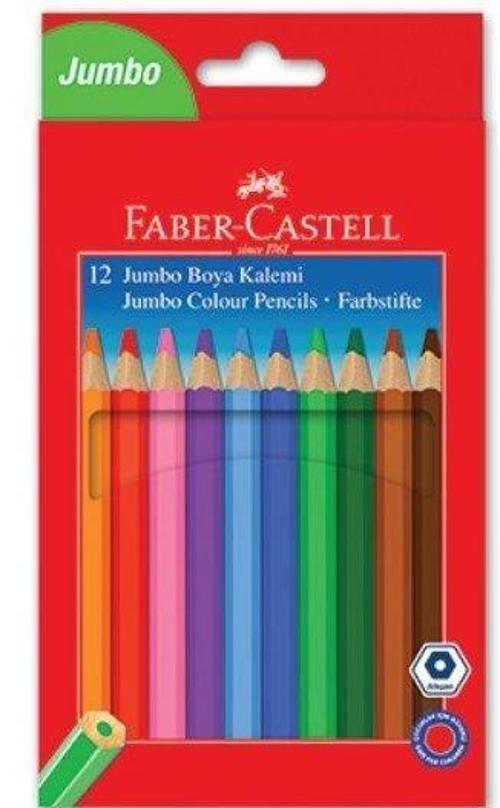 Jumbo Üçgen Kuru Boya 12 Renk