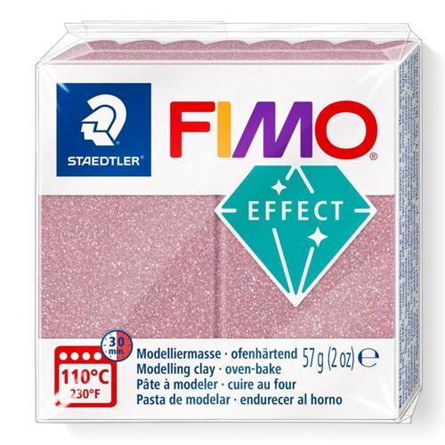Fimo Effect Polimer Kil 212 Glitter Rose Gold (Simli Rose Altın)