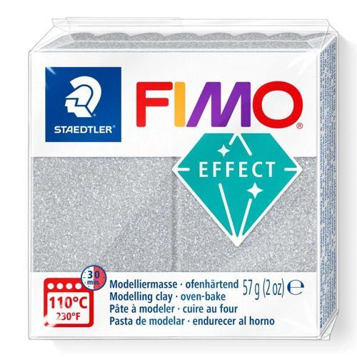 Fimo Effect Polimer Kil 812 Glitter Silver (Simli Gümüş)