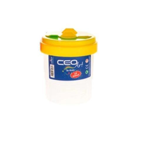 Art Fırça Temizleme Su Kabı Çift Bölmeli (CEO-SU0001)