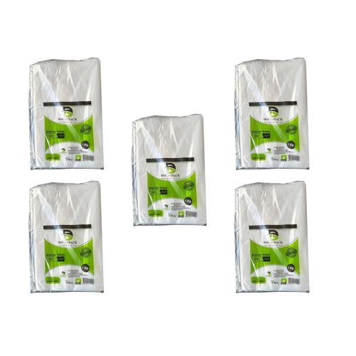 Doğanpack Şeffaf Naylon 5 lik 30x52 Cm. Bakkaliye Poşeti Torbası - 5 Kg. - Ort. 425 Adet - 5 Paket 