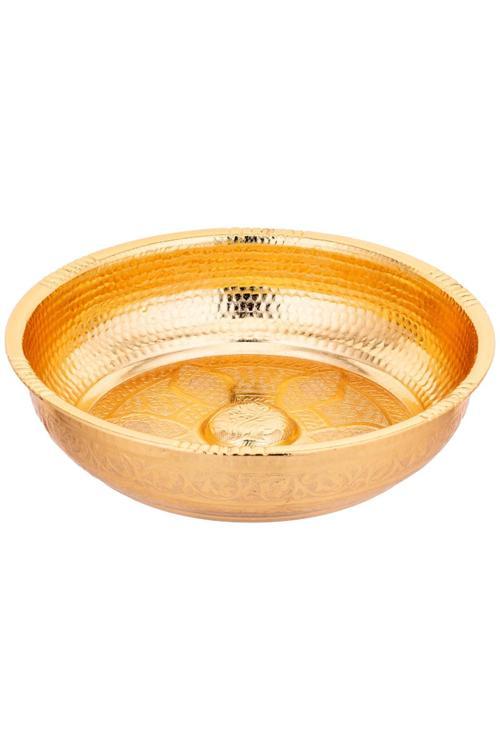 Hamam Tası Ağır Metal Sarı Renk