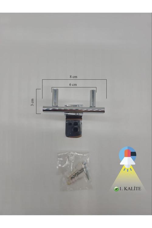 Paslanmaz Banyo Askısı Parlak Krom