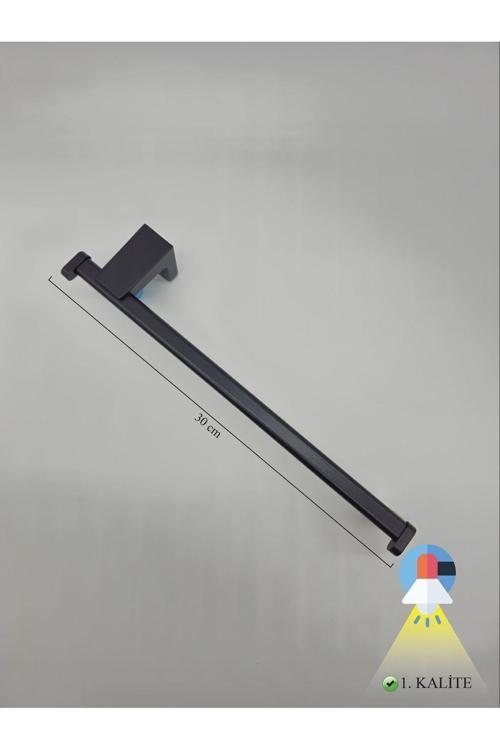 Paslanmaz Açık Kağıt Havluluk Mat Siyah