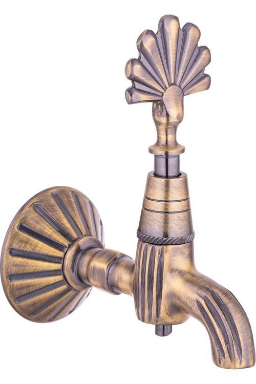 Lider 1/2 Ağır Tavroz Osmanlı Musluğu Antik Sarı