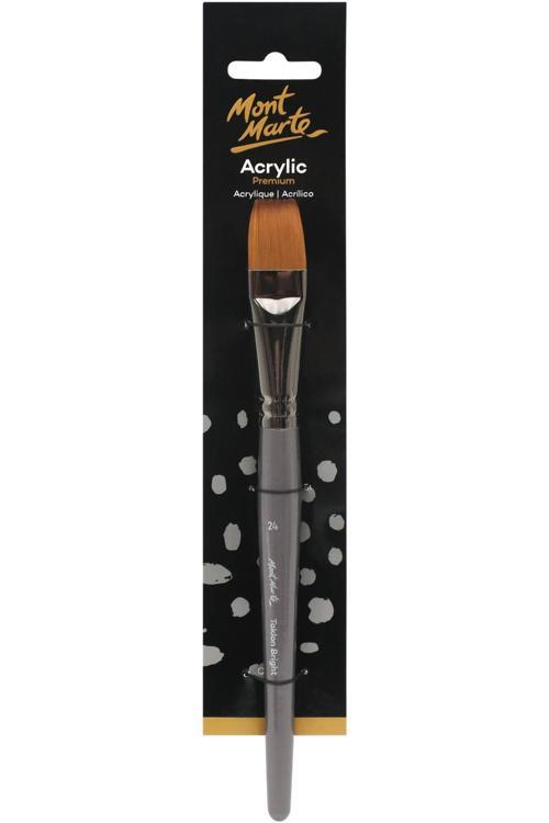MM Sanatçı Akrilik Boya Fırçası Premium Taklon Bright Short 24