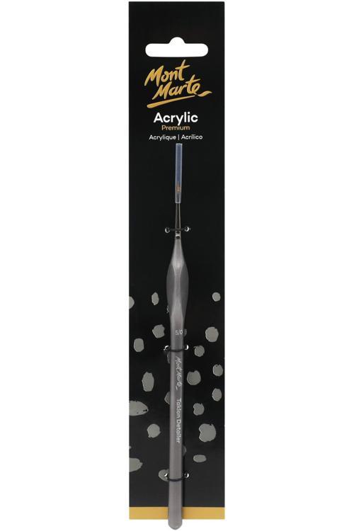 MM Sanatçı Akrilik Boya Fırçası Premium Taklon Detay 5/0