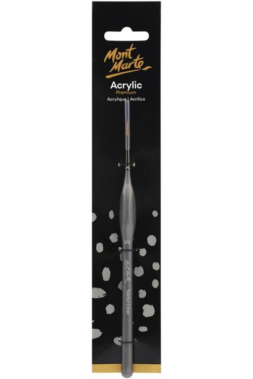 MM Sanatçı Akrilik Boya Fırçası Premium Taklon Liner 5/0