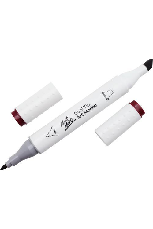 MM Marker Çift Uçlu Sanat Kalemi Premium - Wine Red 1