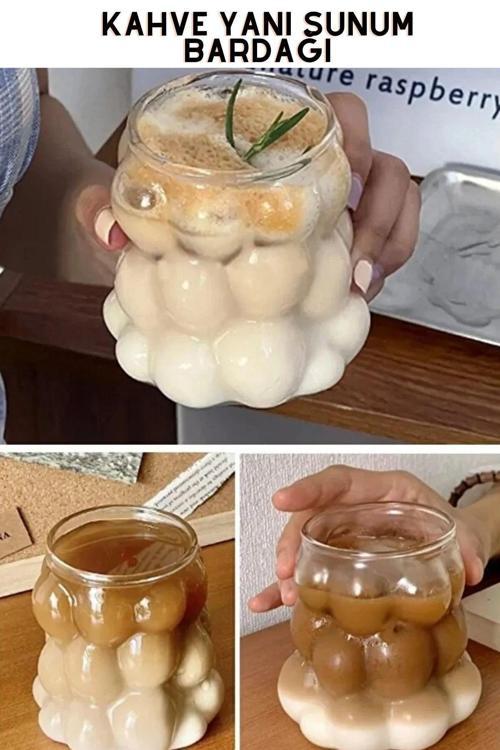 Uygur Avm 6 Adet Üzüm Bardak, Kahve Yanı Sunum Bardağı - Soğuk Ve Sıcak Kahve Bardağı