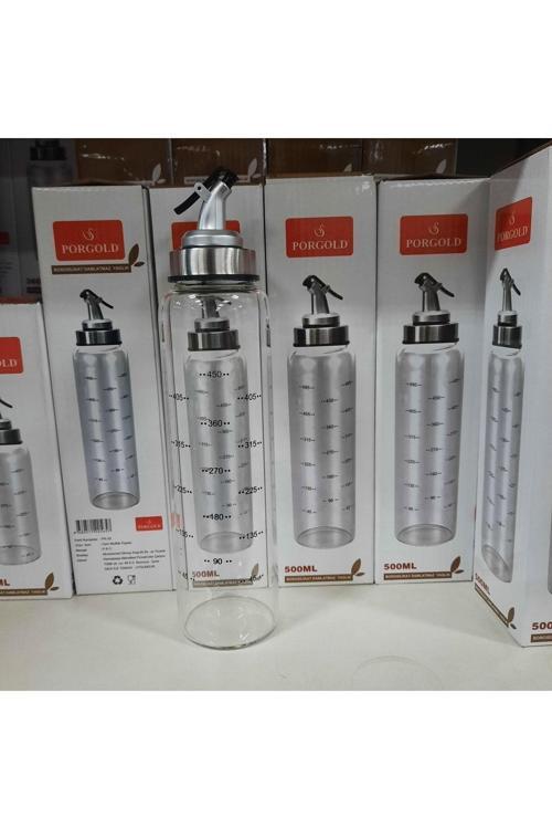 Porgold 500Ml Borosilikat Damlatmaz Yağlık
