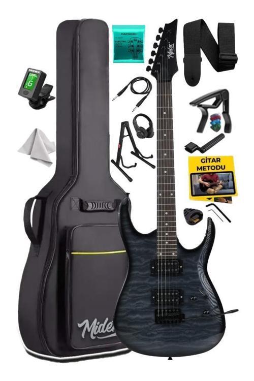 Crade-ST Grey Rosewood Klavye Super Strat Kasa HH Yüksek Kaliteli Elektro Gitar