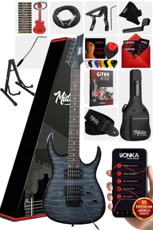 Crade-ST Grey Rosewood Klavye Super Strat Kasa HH Yüksek Kaliteli Elektro Gitar