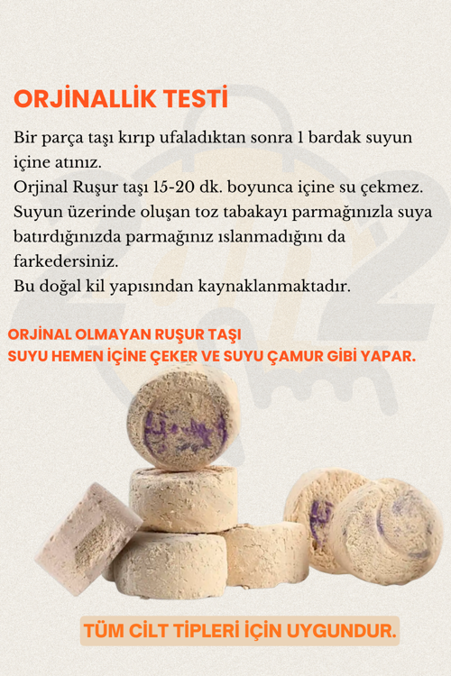 11 Adet Orjinal Sefidab Rüşur Taşı İran Hamam Taşı Yüz Temizleyici Arındırıcı