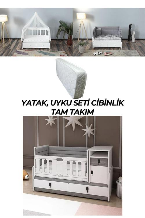 R 131 Berlin Büyüyebilen Beşik Yatak Uyku Seti Ve Cibinlik Tam Takım