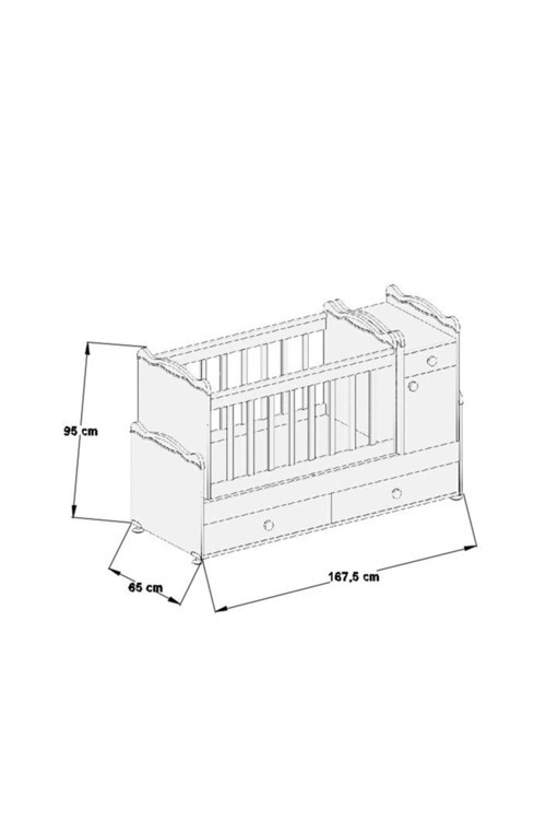 Sahra 890 Büyüyen Beşik (60X165) Pembe