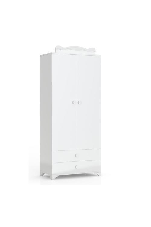 Patiko Sahra 058 2 Kapılı Dolap Beyaz