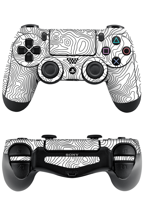 Ps4 DualShock Kaplama Beyaz İzohips