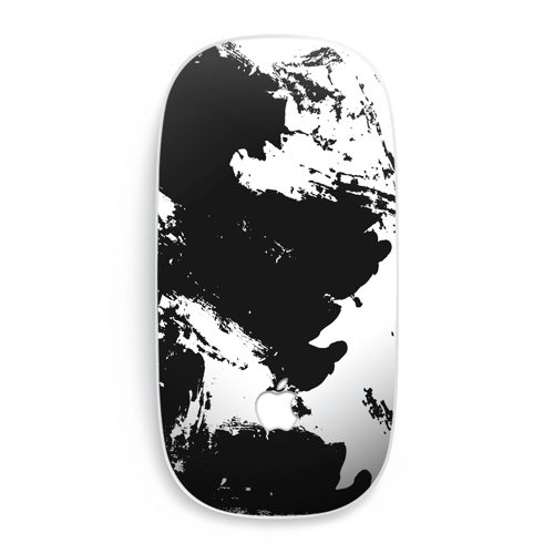 Apple Magic Mouse 1/2 Kaplama Siyah Beyaz