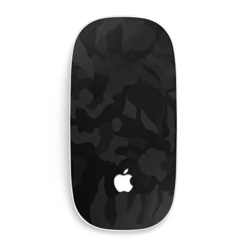 Apple Magic Mouse 1/2 Kaplama Siyah Kamuflaj