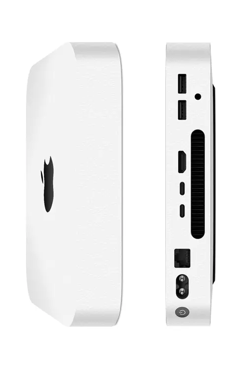 Mac Mini M2 Kaplama Dokulu Beyaz