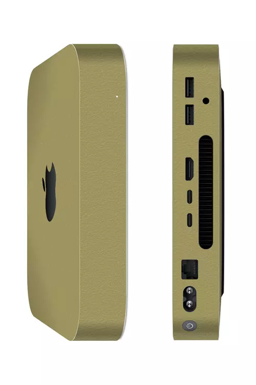 Mac Mini M2 Kaplama Dokulu Haki Yeşil