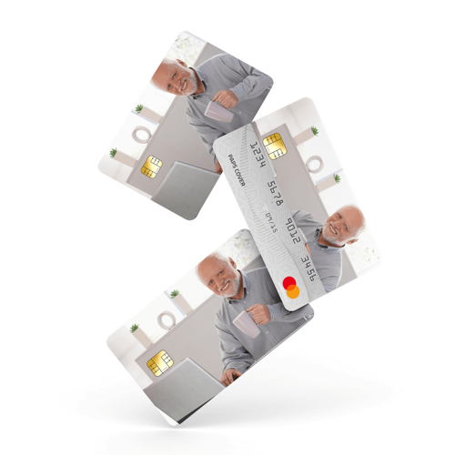 Kredi Kartı Kaplama / Sticker - Acısını Saklayan Harold