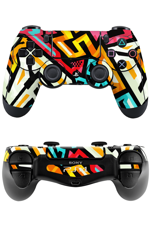 Ps4 DualShock Kaplama Grafiti