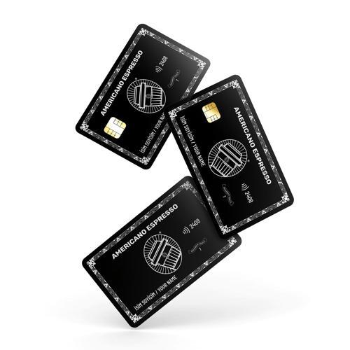 Kredi Kartı Kaplama / Sticker - Americano Mat Siyah