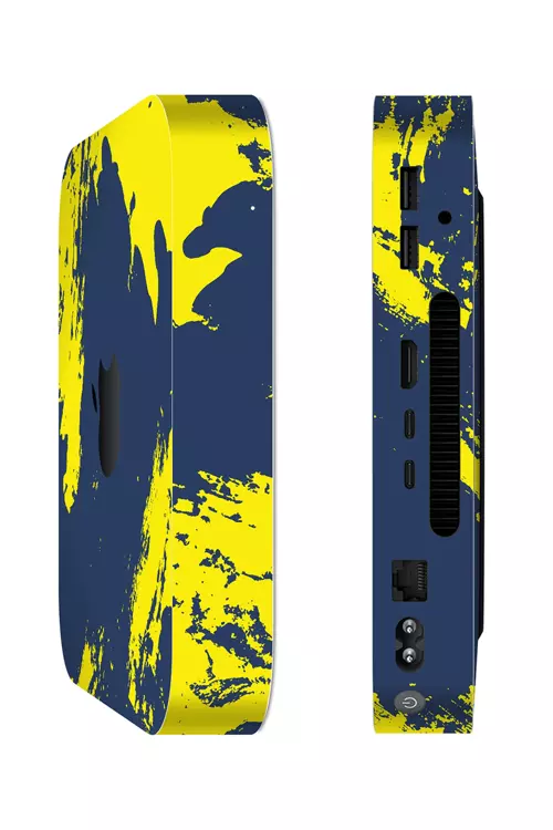 Mac Mini M2 Kaplama Sarı Lacivert