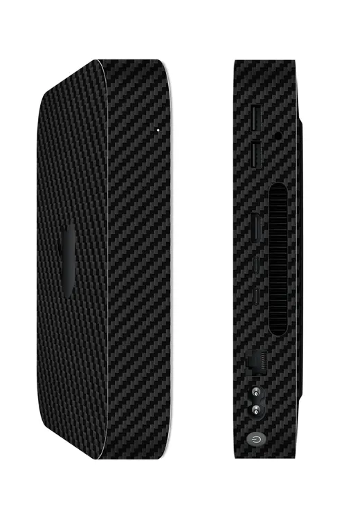 Mac Mini M2 Kaplama Siyah Karbon Fiber