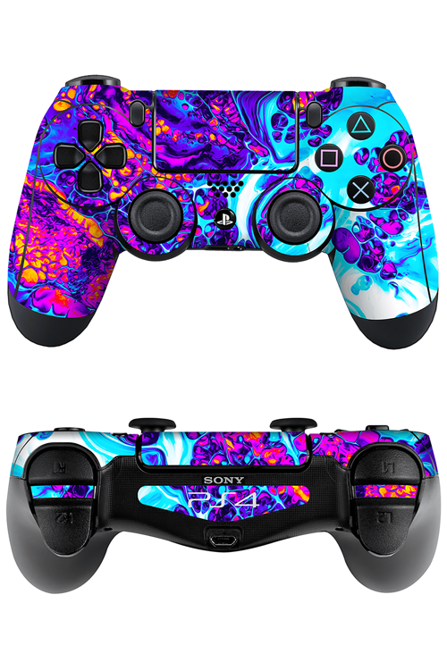 Ps4 DualShock Kaplama Mistik Mor Dalga