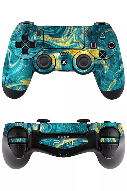 Ps4 DualShock Kaplama Mistik Turkuaz Dalga