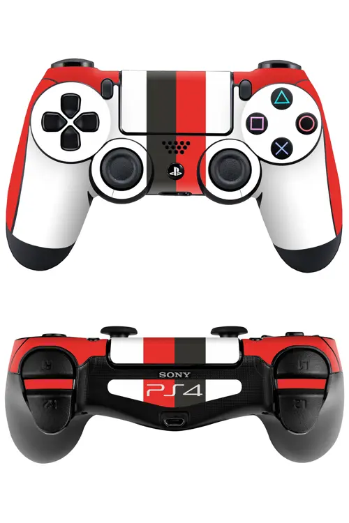 Ps4 DualShock Kaplama Siyah Beyaz Kırmızı