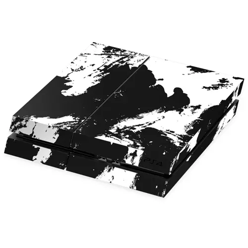 PlayStation 4 Kaplama Siyah Beyaz