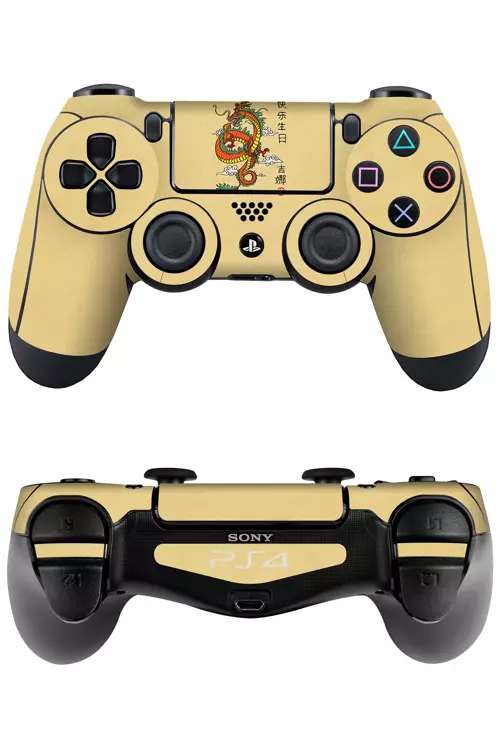 Ps4 DualShock Kaplama Turuncu Ejder