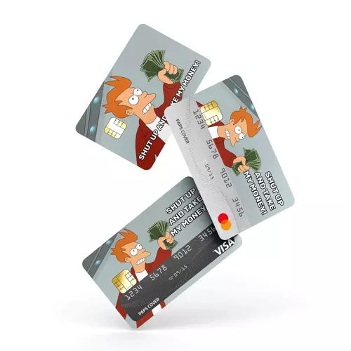 Kredi Kartı Kaplama / Sticker - Sus ve Paramı Al