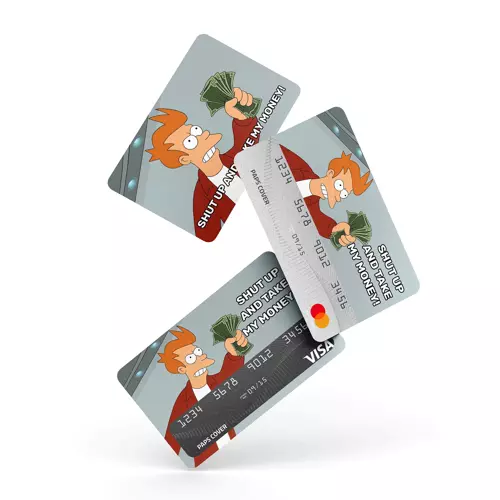 Kredi Kartı Kaplama / Sticker - Sus ve Paramı Al