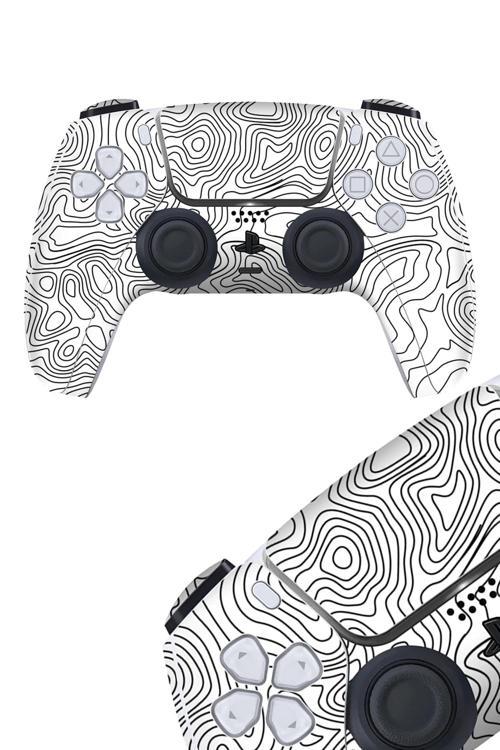 Ps5 DualSense Kaplama Beyaz İzohips