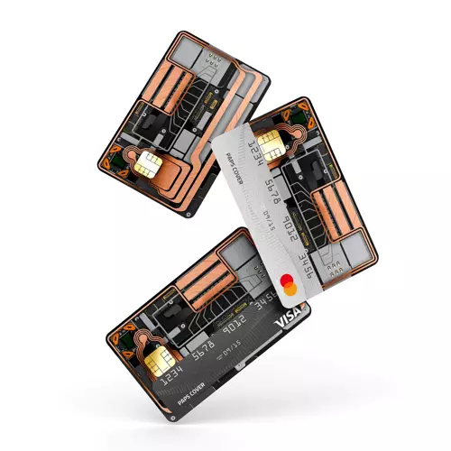 Kredi Kartı Kaplama / Sticker - Transparan