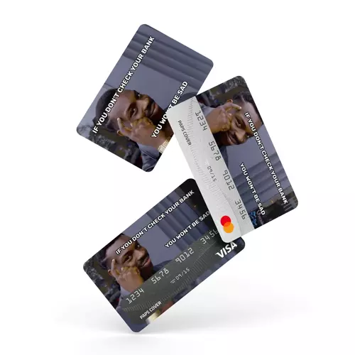 Kredi Kartı Kaplama / Sticker - Bankanı Düşünme