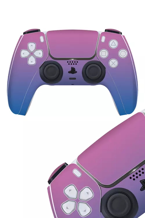 Ps5 DualSense Kaplama Gradyan Gün Batımı