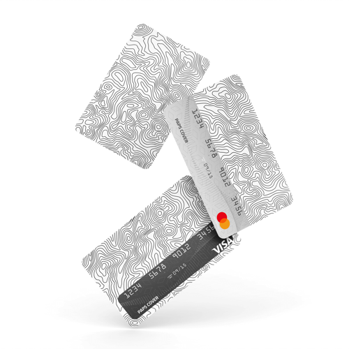 Kredi Kartı Kaplama / Sticker - Beyaz İzohips