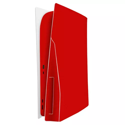 Playstation 5 Kaplama Dokulu Kırmızı