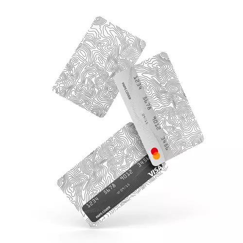 Kredi Kartı Kaplama / Sticker - Beyaz İzohips